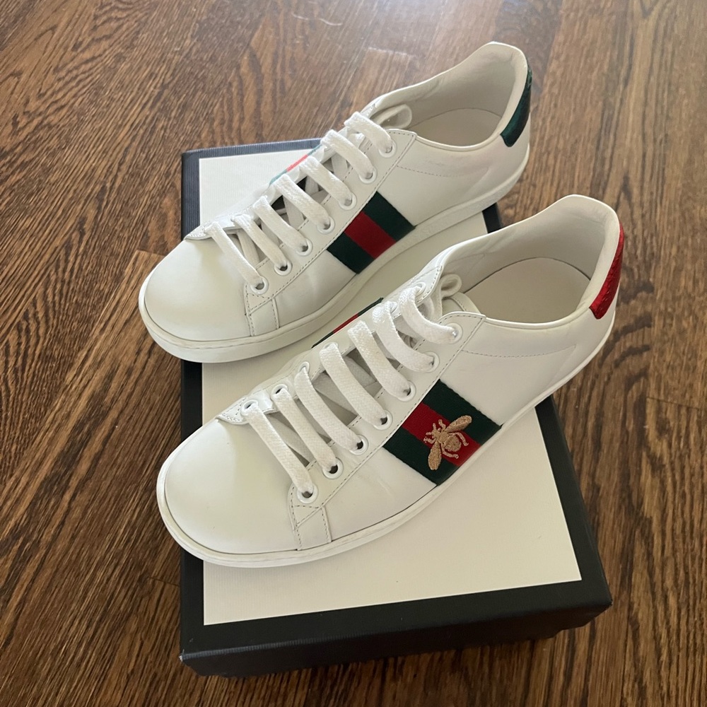 Gucci Ace Bee Sneakers 36.5 (us 7) - Picture 2 of 12